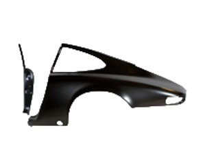 Panel trasero de 1/4 con montante de puerta independiente Coupé. Porsche 911 08/1969- 07/1973 - 91150306100GRV, 1680400370, 591049HF, 1680401070, 591050HF, 91150306100, 91150306200, 1680401080, 90150306222, 90150306203GRV, 91150306201GRV - 1680400370, 1680400380